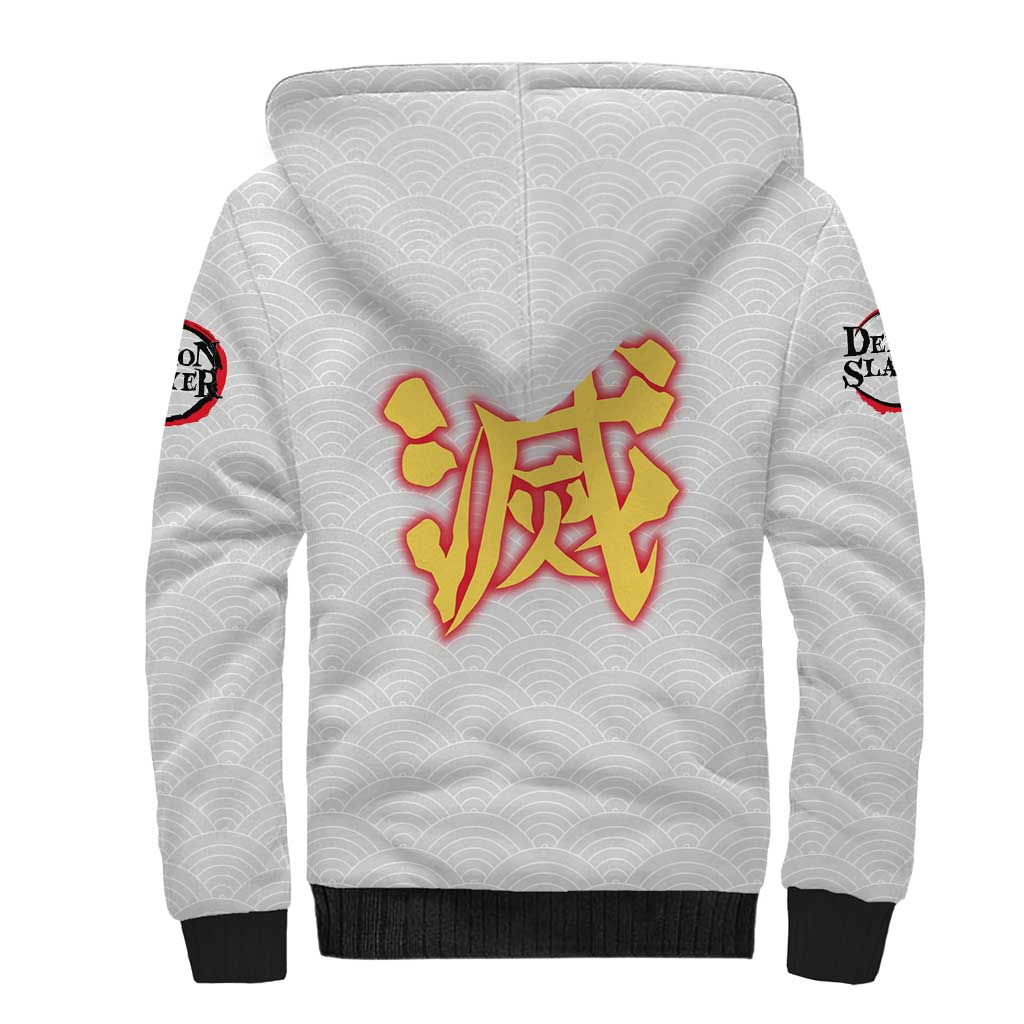 Rengoku Kyojuro - Demon Slayer Sherpa Hoodie Anime Style