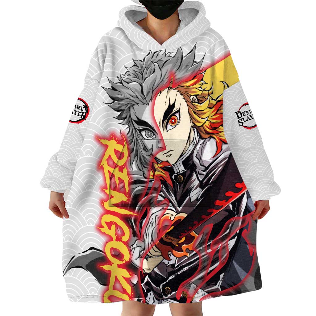 Rengoku Kyojuro - Demon Slayer Wearable Blanket Hoodie Anime Style