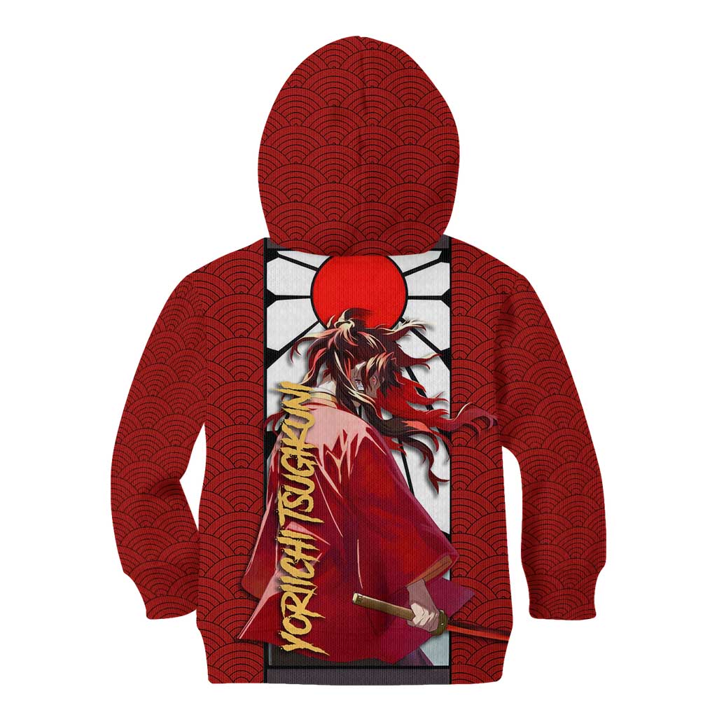 Yoriichi Tsugikuni - Demon Slayer Kid Hoodie Anime Style