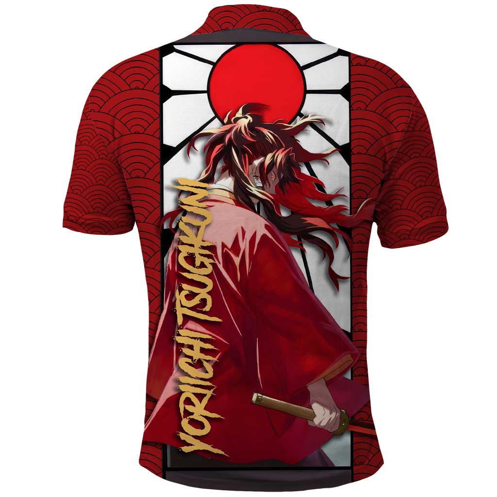 Yoriichi Tsugikuni - Demon Slayer Polo Shirt Anime Style