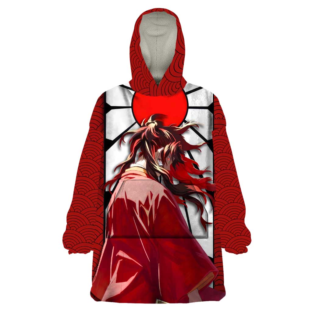 Yoriichi Tsugikuni - Demon Slayer Wearable Blanket Hoodie Anime Style
