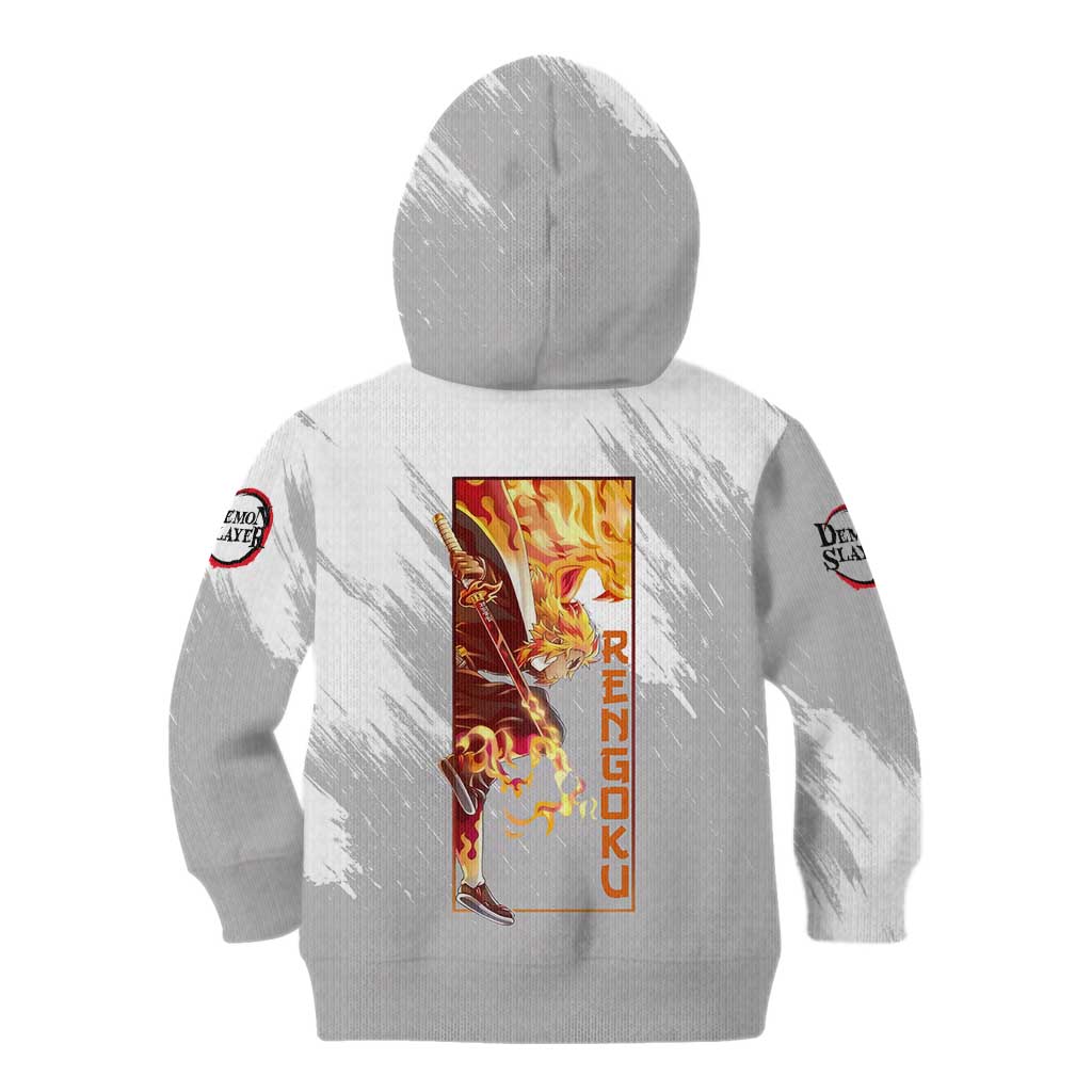 Rengoku Kyojuro - Demon Slayer Kid Hoodie Anime Style