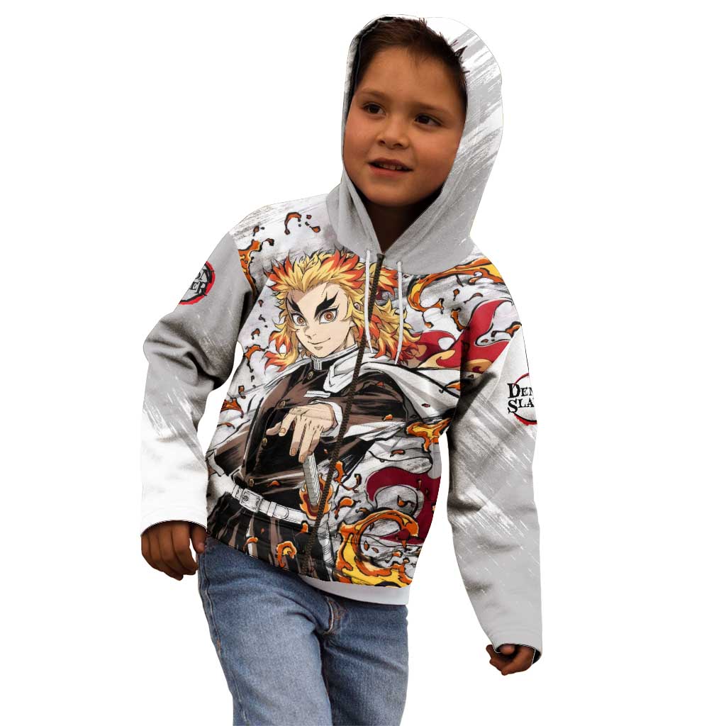 Rengoku Kyojuro - Demon Slayer Kid Hoodie Anime Style