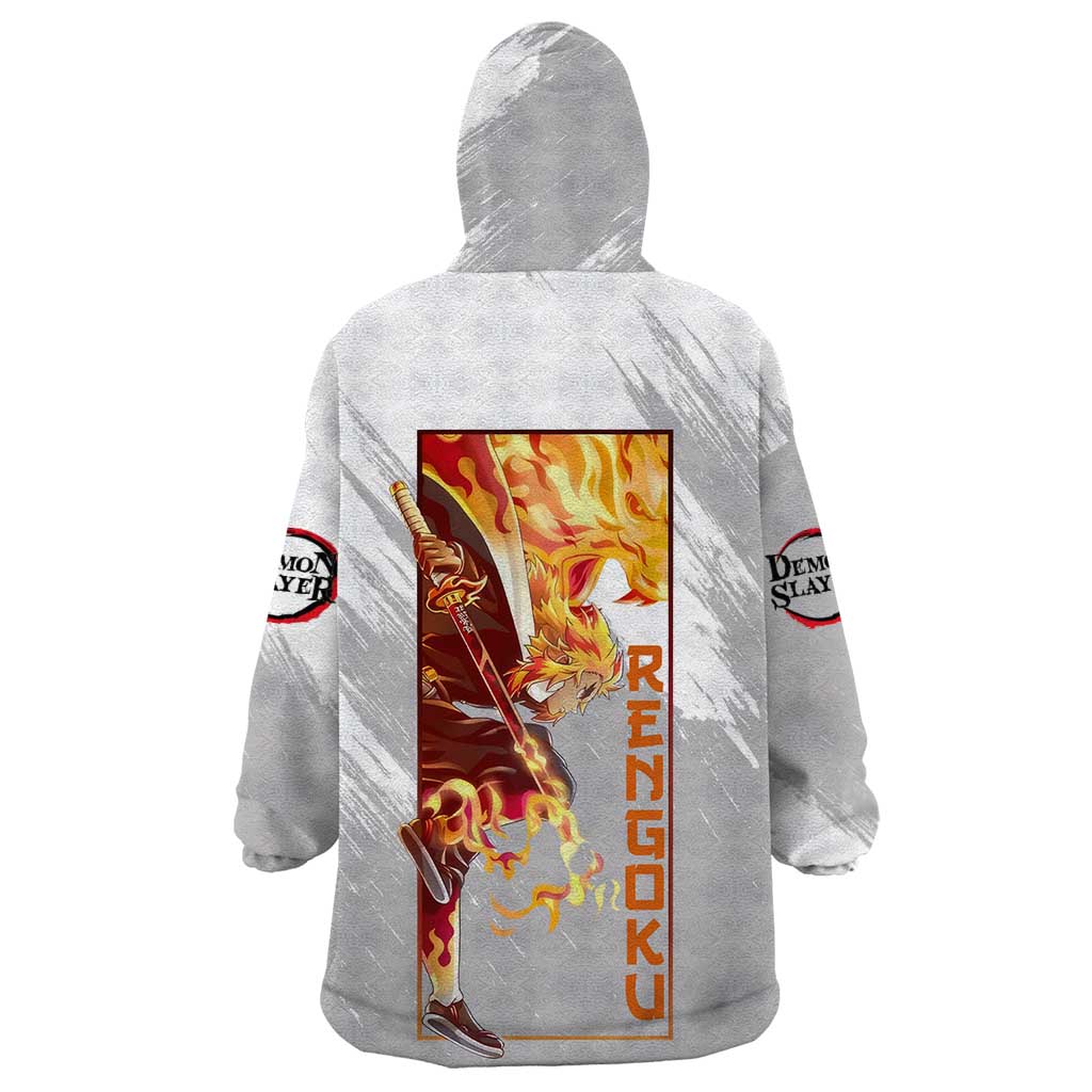 Rengoku Kyojuro - Demon Slayer Wearable Blanket Hoodie Anime Style