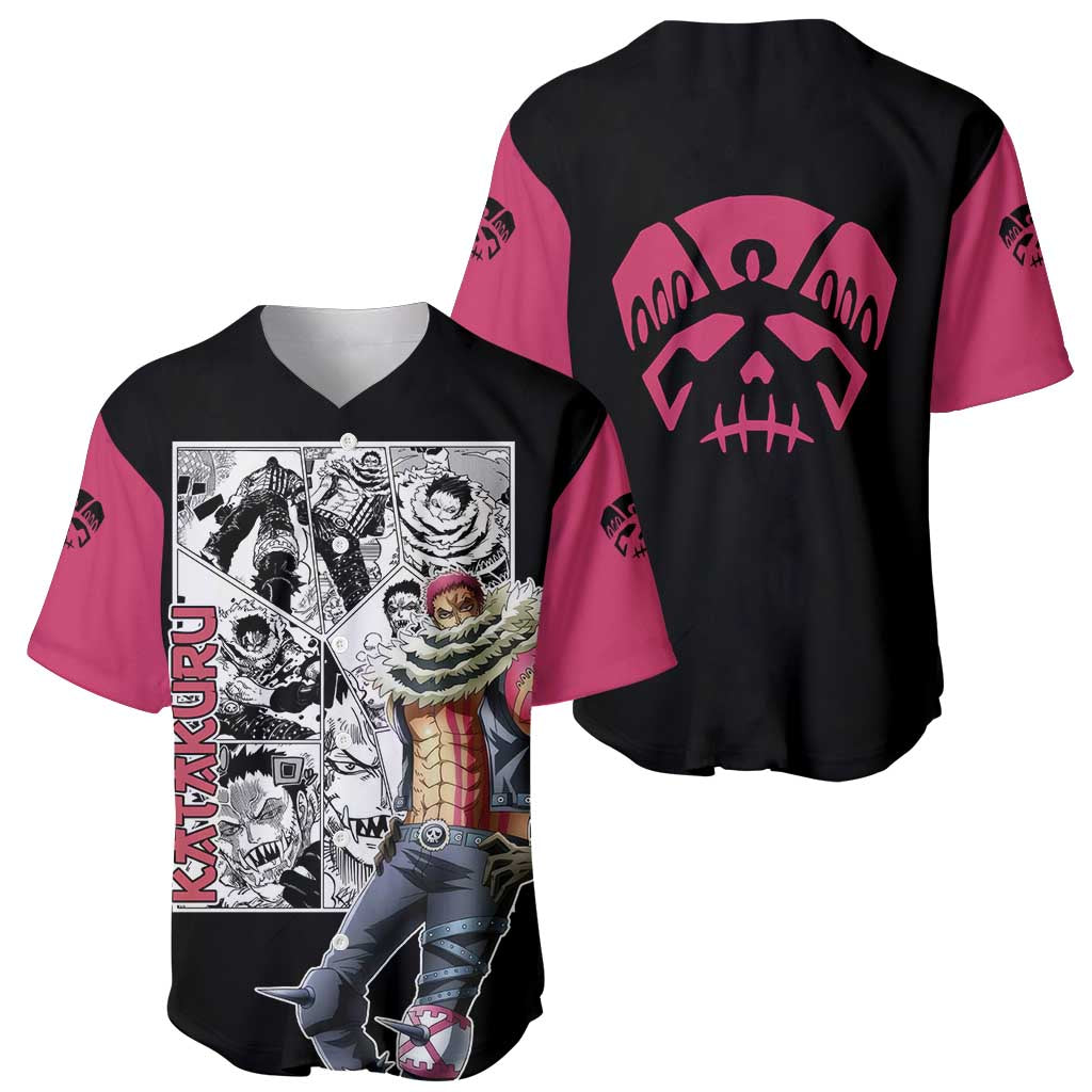Katakuri - One Piece Baseball Jersey Anime Mix Manga Style