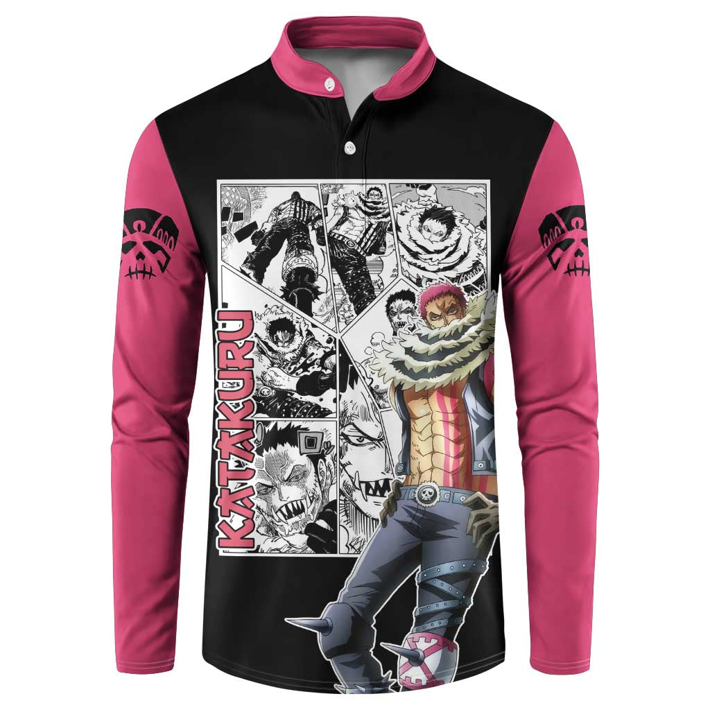 Katakuri - One Piece Button Sweatshirt Anime Mix Manga Style