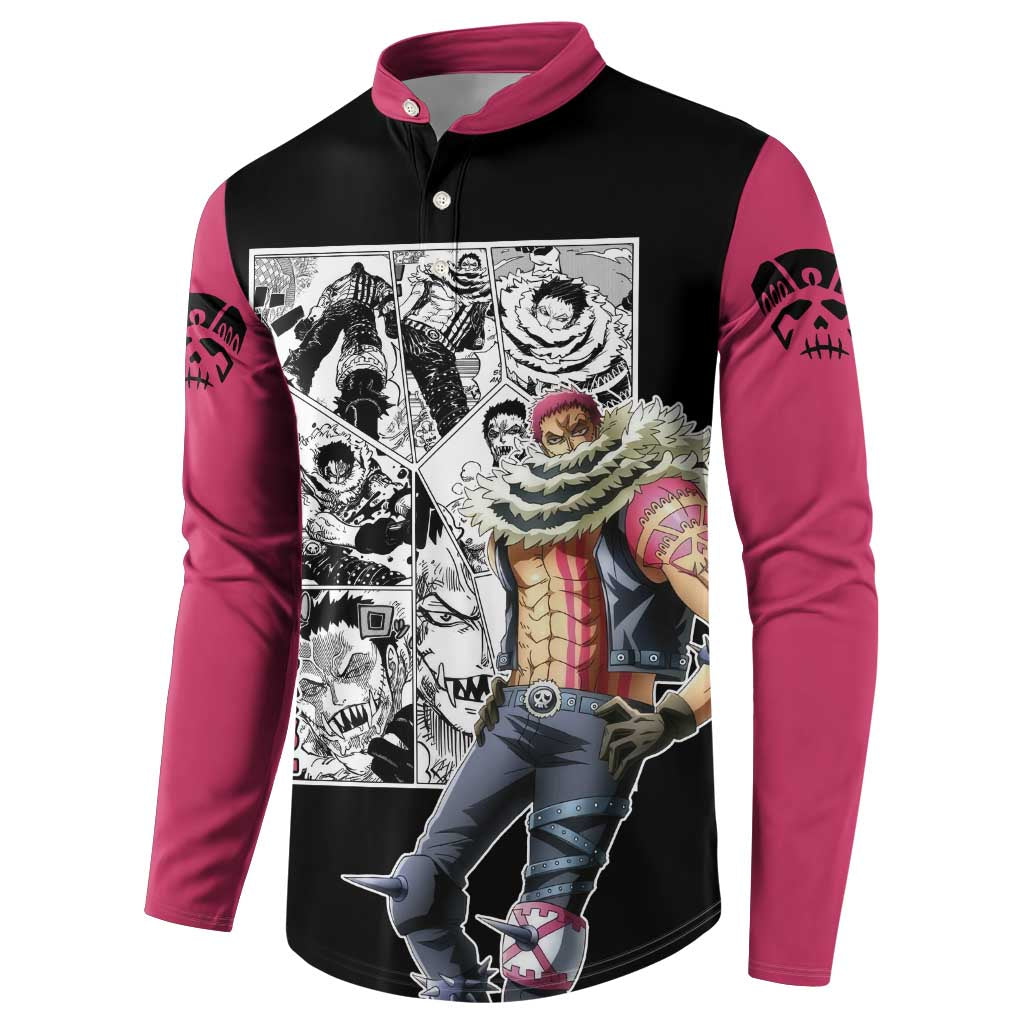 Katakuri - One Piece Button Sweatshirt Anime Mix Manga Style