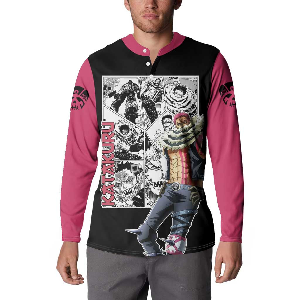 Katakuri - One Piece Button Sweatshirt Anime Mix Manga Style