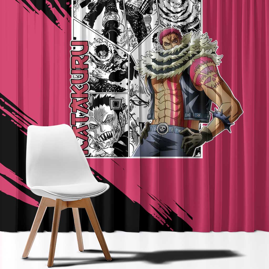 Katakuri - One Piece Window Curtain Anime Mix Manga Style