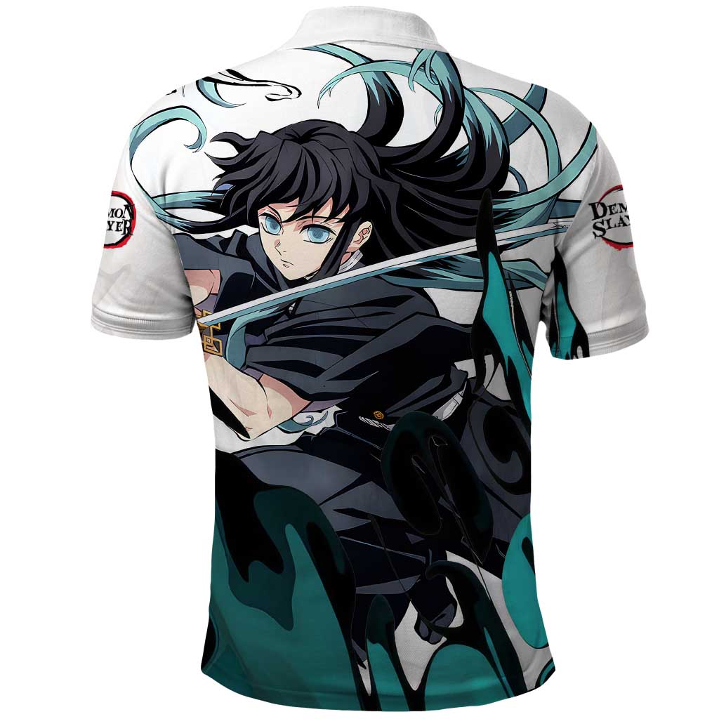 Muichiro Tokito - Demon Slayer Polo Shirt Anime Style