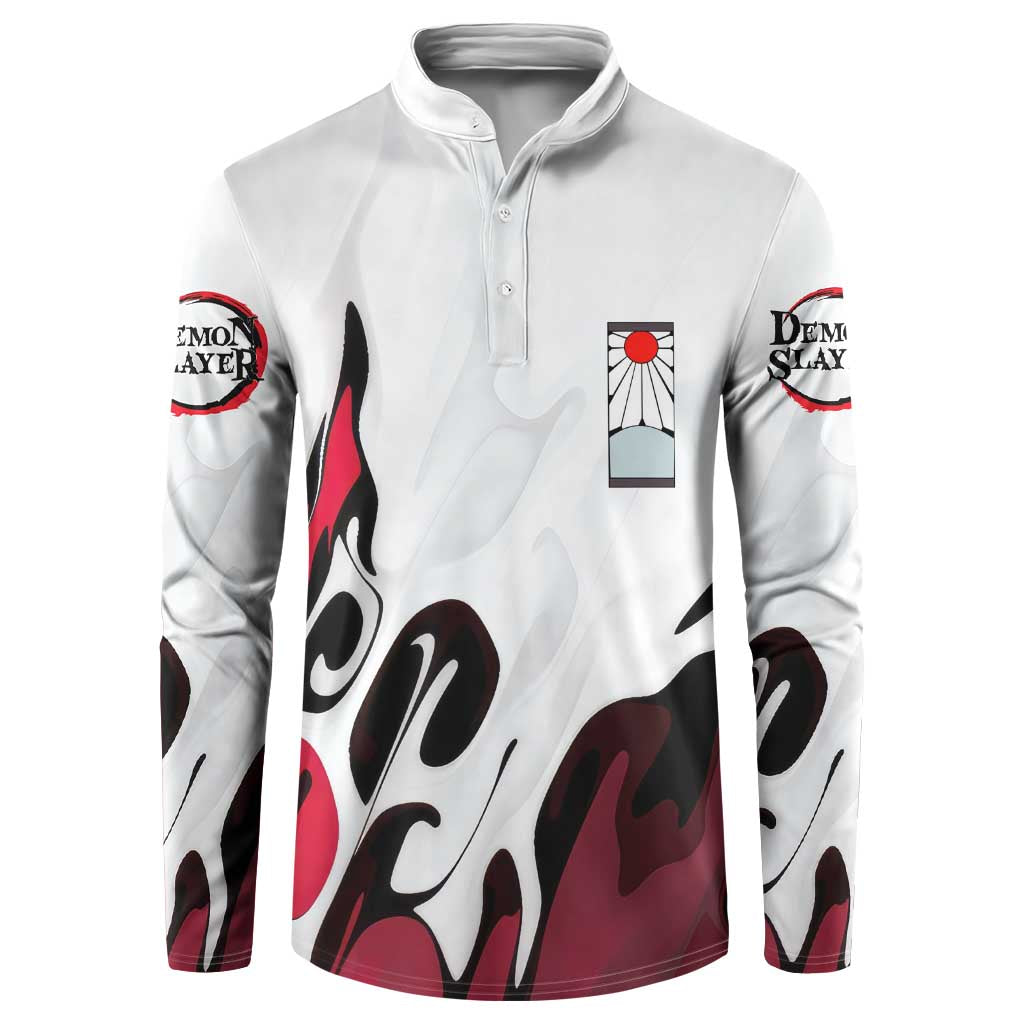 Yoriichi Tsugikuni - Demon Slayer Button Sweatshirt Anime Style