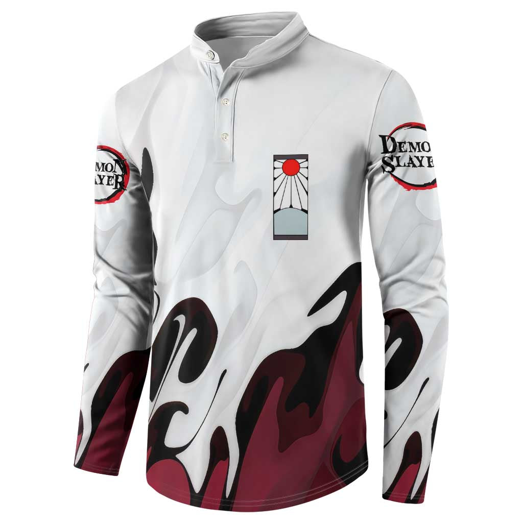 Yoriichi Tsugikuni - Demon Slayer Button Sweatshirt Anime Style