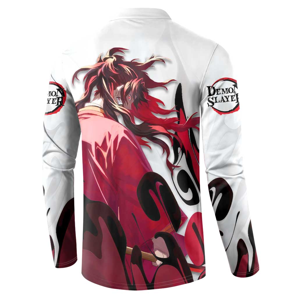 Yoriichi Tsugikuni - Demon Slayer Button Sweatshirt Anime Style