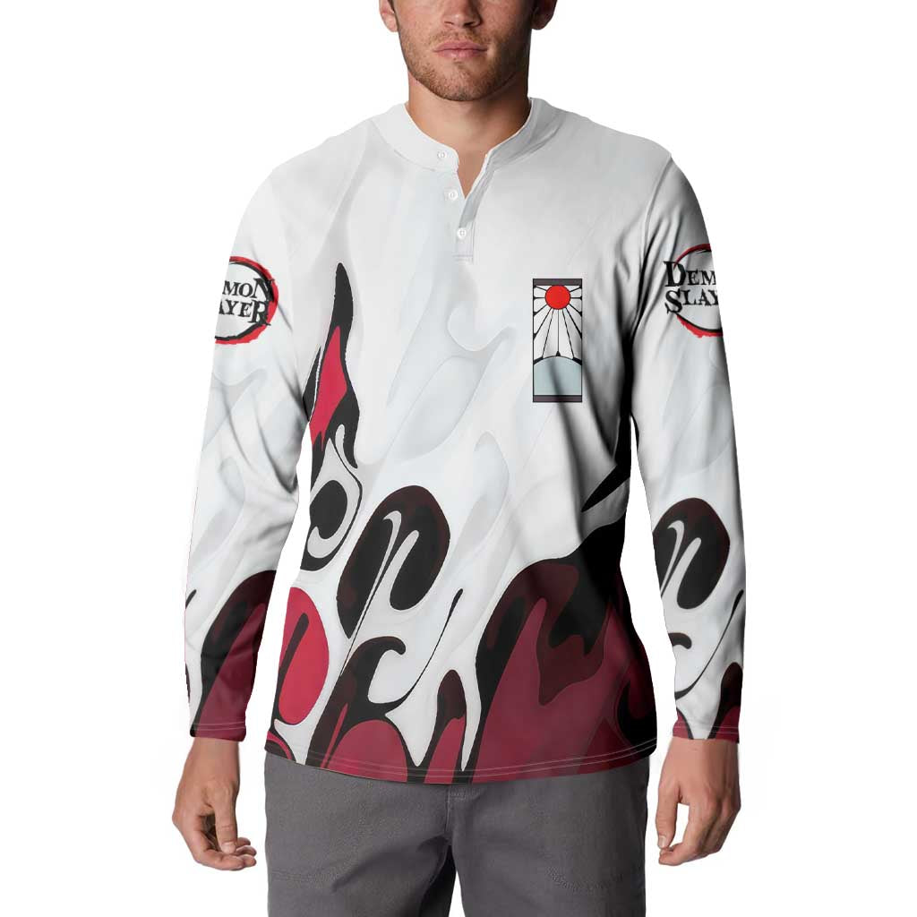 Yoriichi Tsugikuni - Demon Slayer Button Sweatshirt Anime Style
