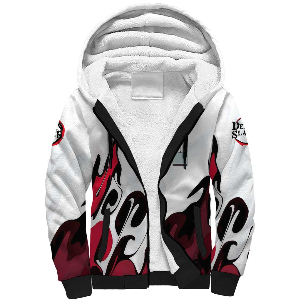 Yoriichi Tsugikuni - Demon Slayer Sherpa Hoodie Anime Style