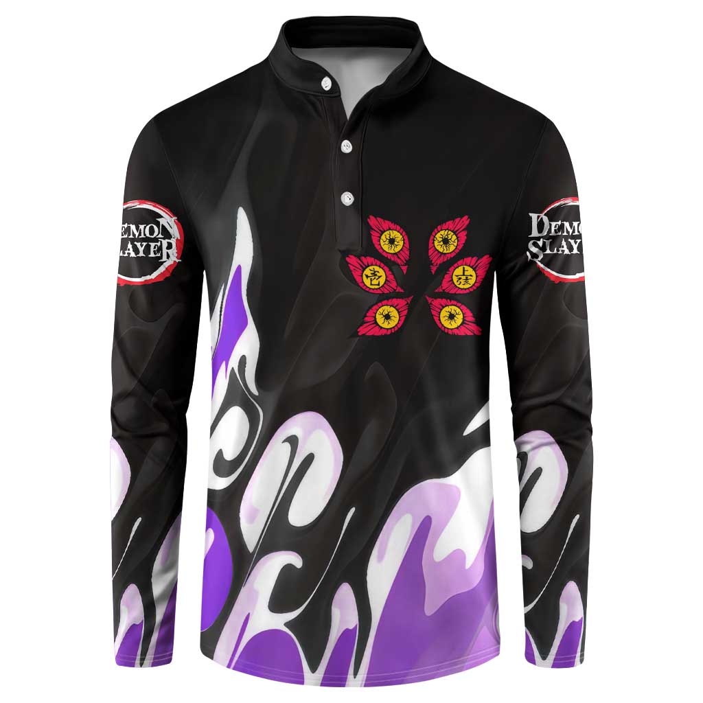 Kokushibo - Demon Slayer Button Sweatshirt Anime Style