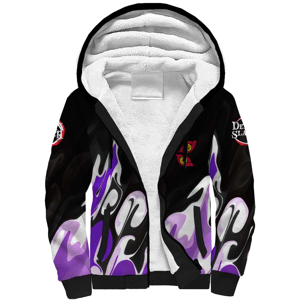 Kokushibo - Demon Slayer Sherpa Hoodie Anime Style