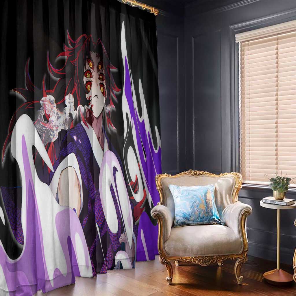 Kokushibo - Demon Slayer Window Curtain Anime Style