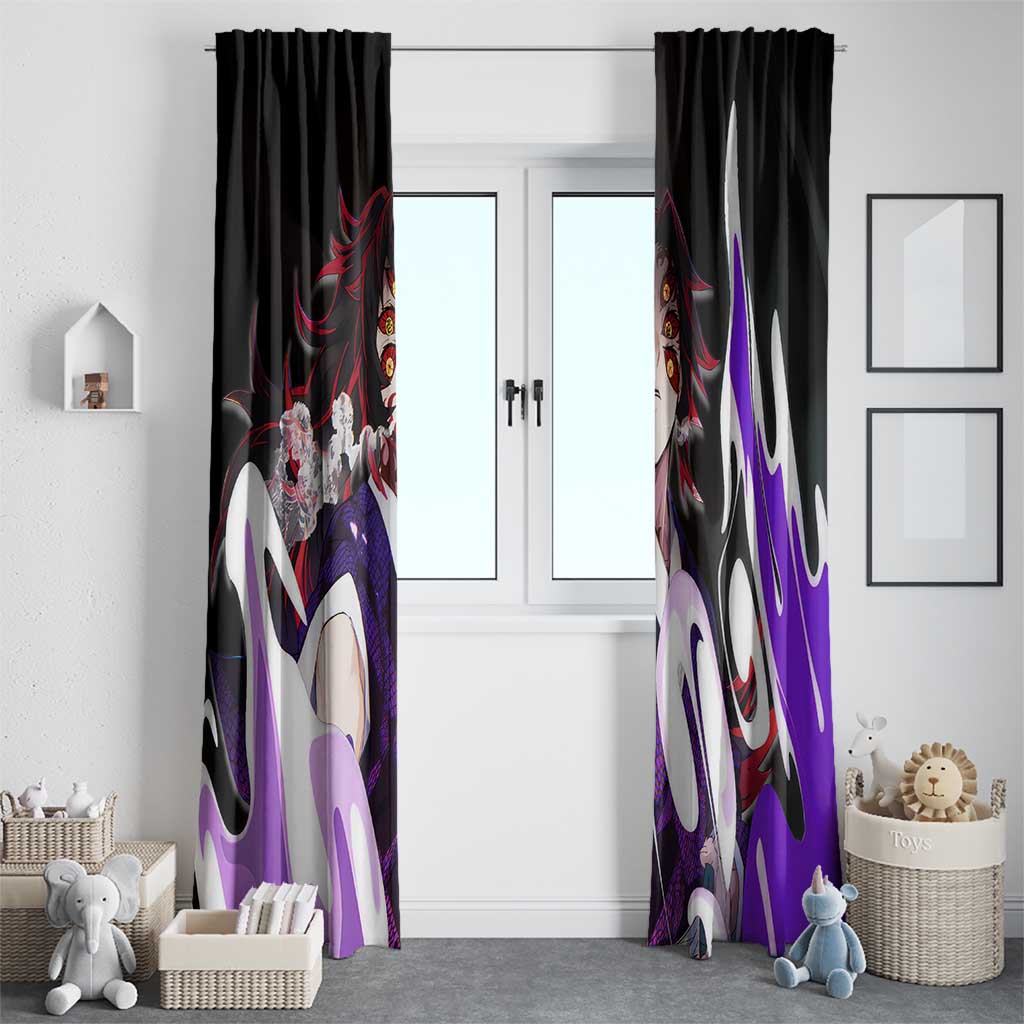 Kokushibo - Demon Slayer Window Curtain Anime Style