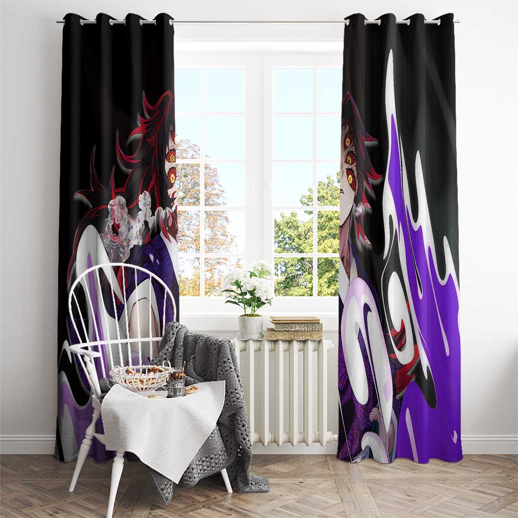 Kokushibo - Demon Slayer Window Curtain Anime Style