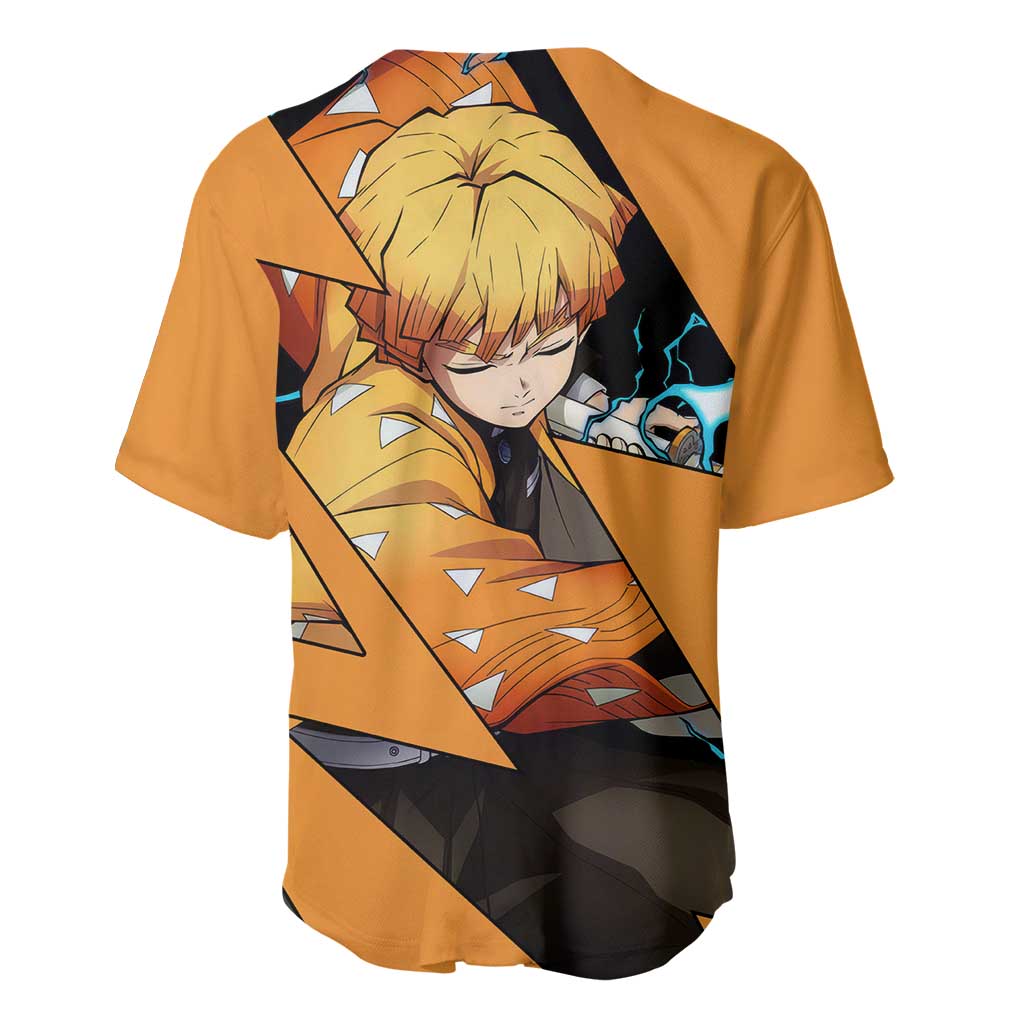 Zenitsu - Demon Slayer Baseball Jersey Anime Style