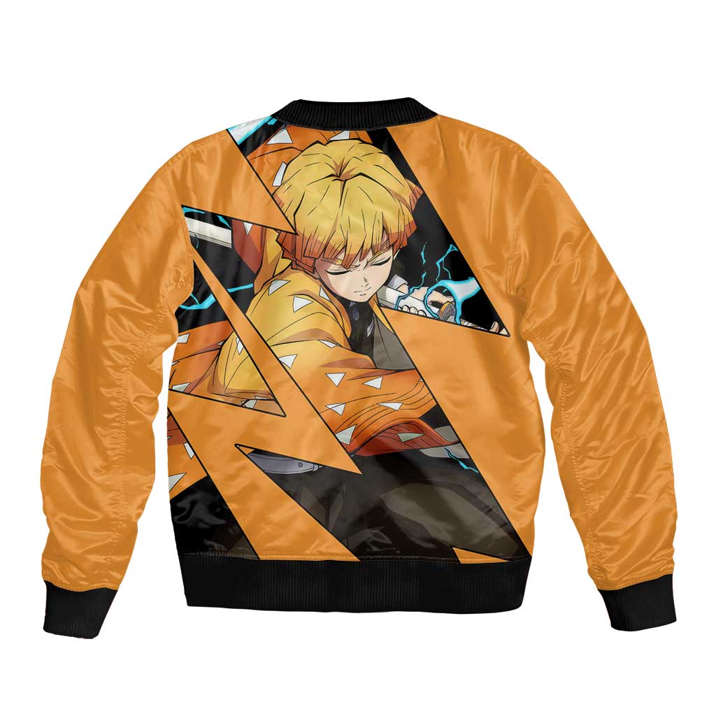 Zenitsu - Demon Slayer Bomber Jacket Anime Style