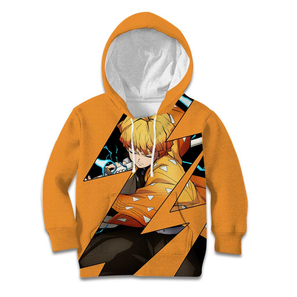 Zenitsu - Demon Slayer Kid Hoodie Anime Style