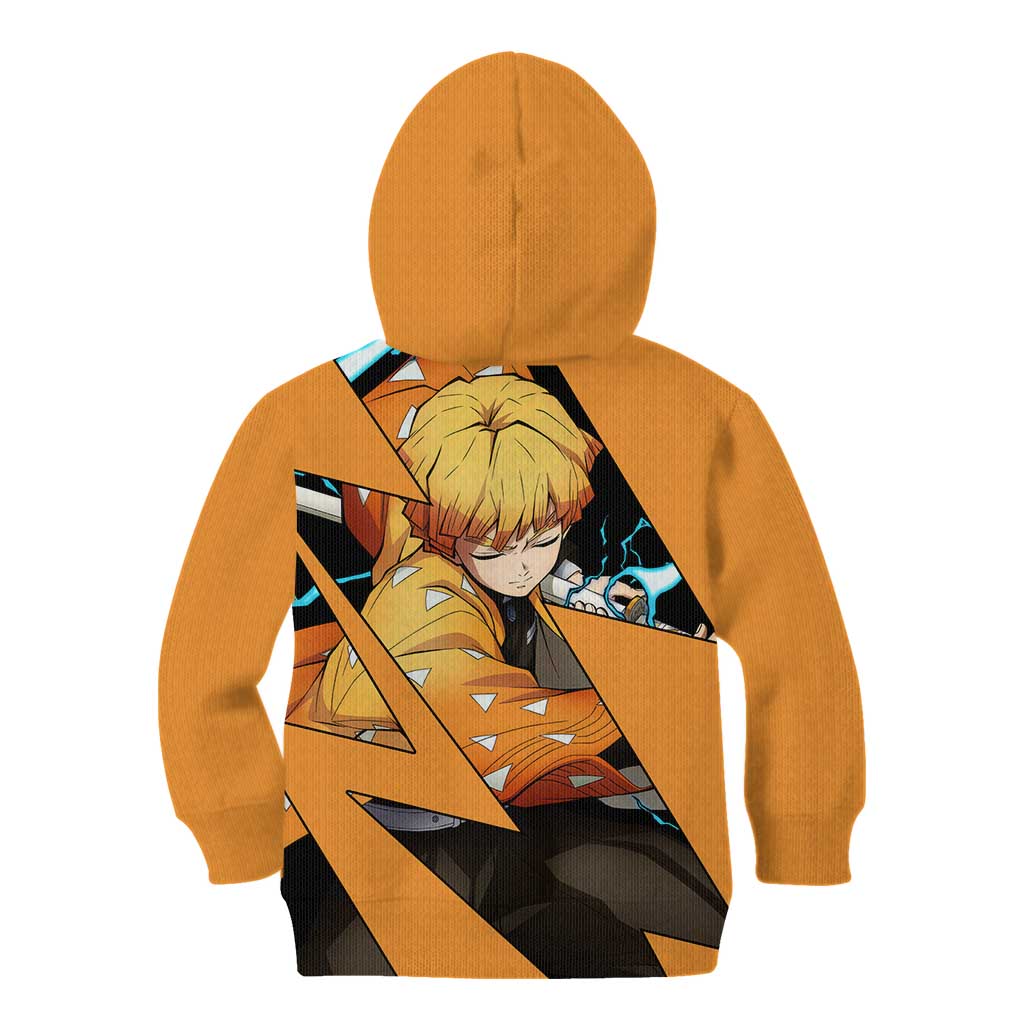 Zenitsu - Demon Slayer Kid Hoodie Anime Style