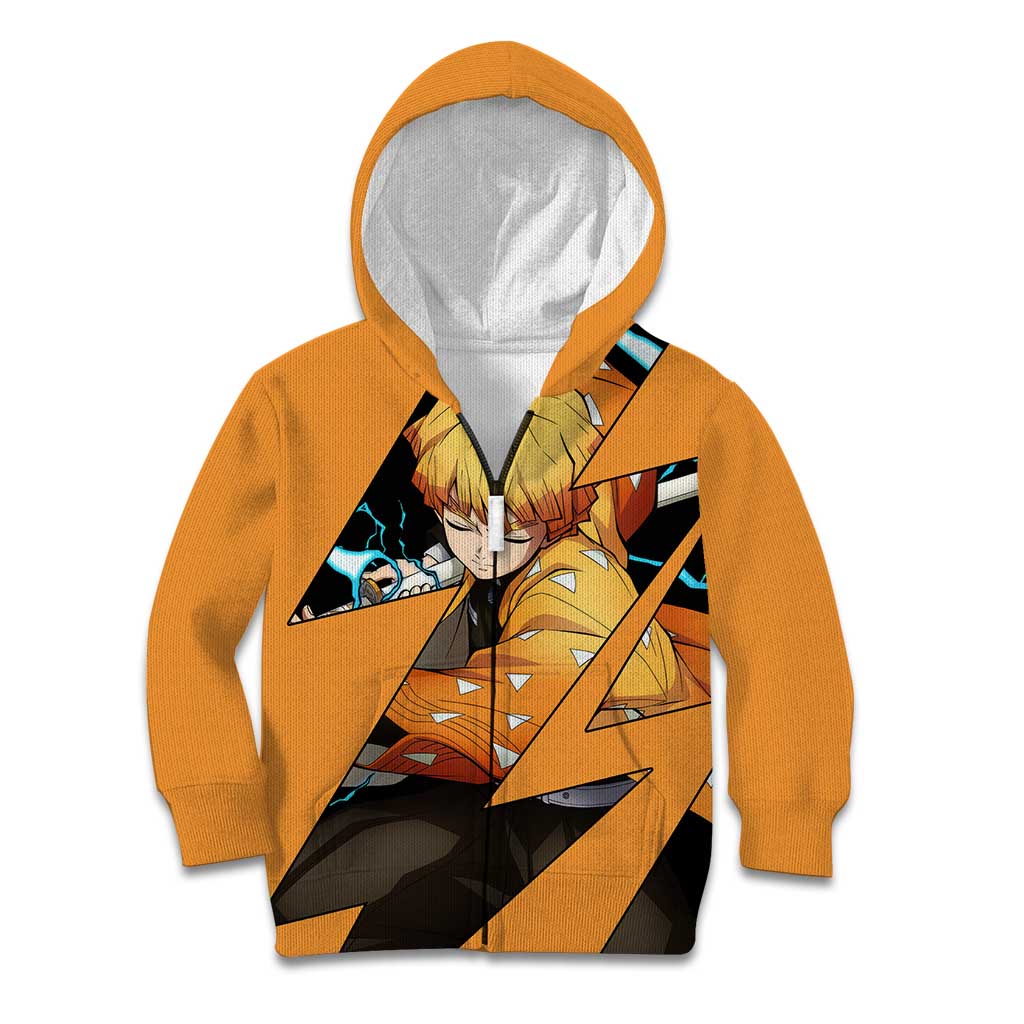 Zenitsu - Demon Slayer Kid Hoodie Anime Style