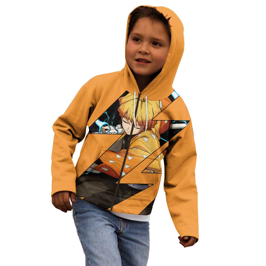 Zenitsu - Demon Slayer Kid Hoodie Anime Style