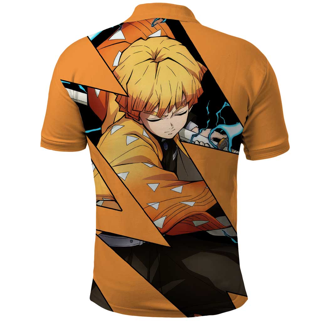 Zenitsu - Demon Slayer Polo Shirt Anime Style