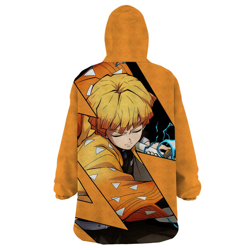 Zenitsu - Demon Slayer Wearable Blanket Hoodie Anime Style