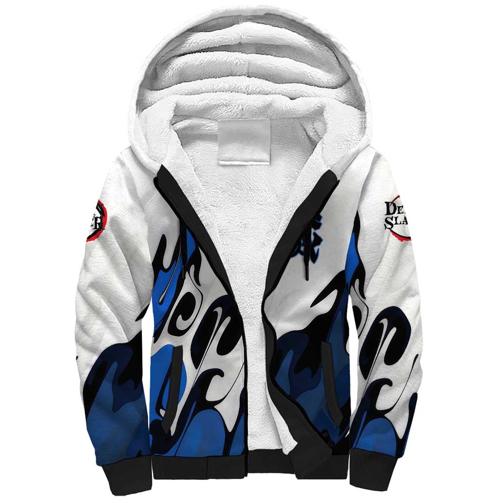 Tomioka Gyu - Demon Slayer Sherpa Hoodie Anime Style