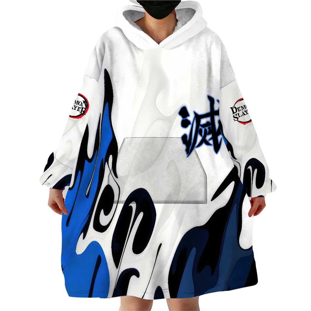 Tomioka Gyu - Demon Slayer Wearable Blanket Hoodie Anime Style