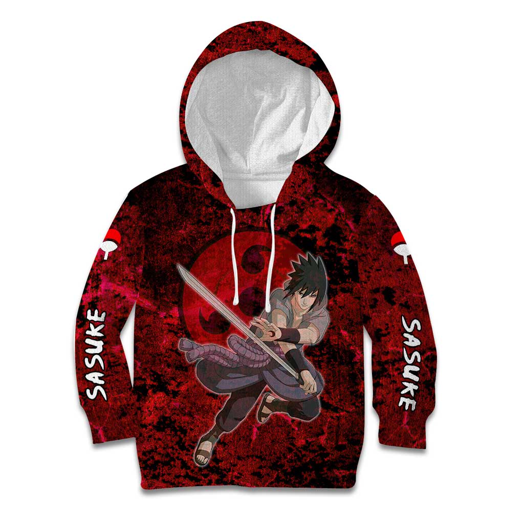 Uchiha Sasuke - Naruto Kid Hoodie Anime Style