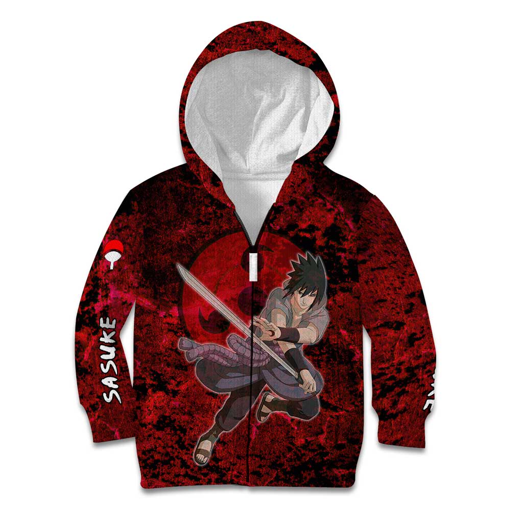 Uchiha Sasuke - Naruto Kid Hoodie Anime Style