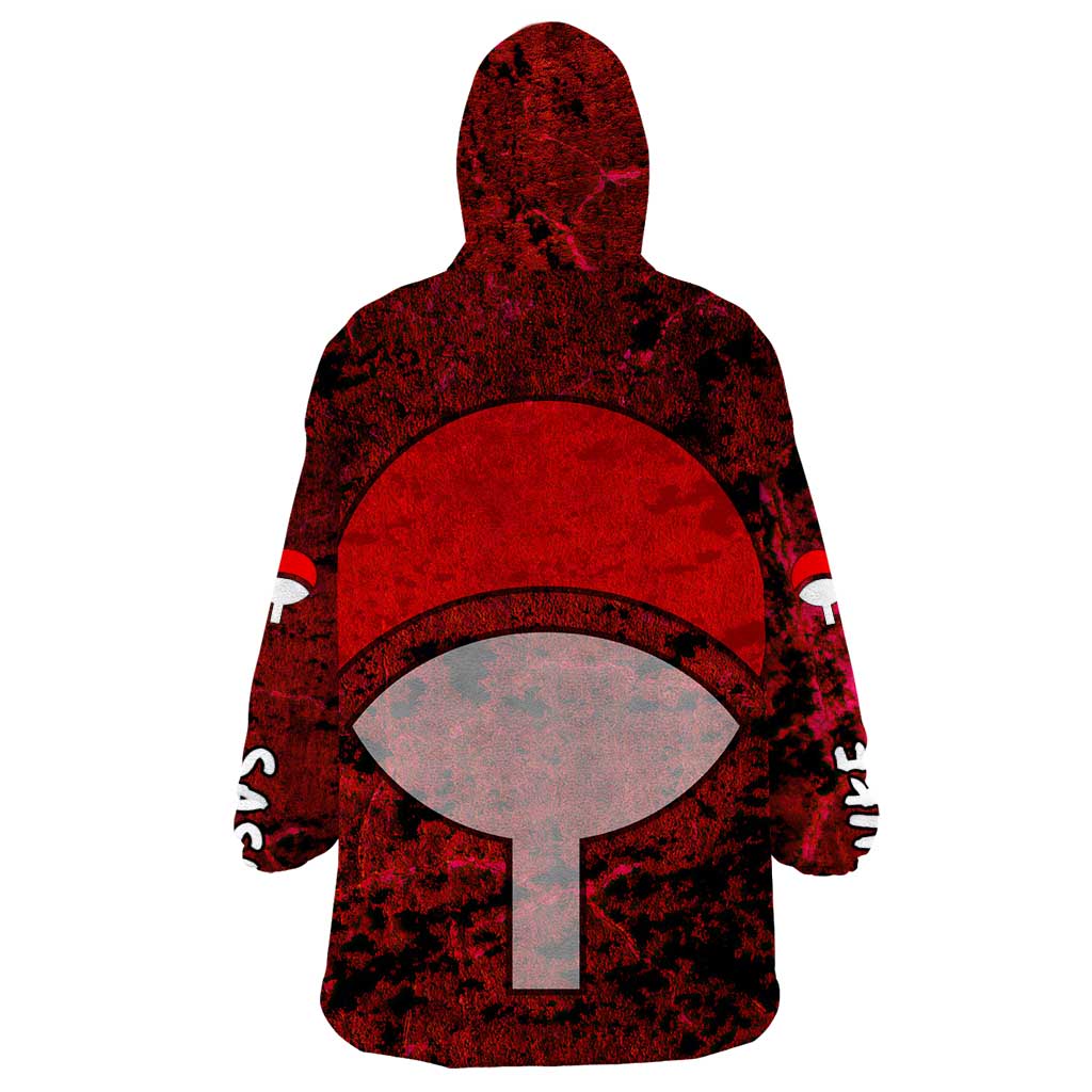 Uchiha Sasuke - Naruto Wearable Blanket Hoodie Anime Style