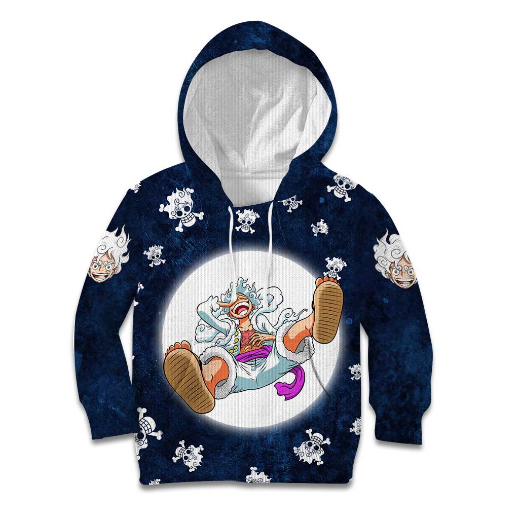 Luffy Gear 5 - One Piece Kid Hoodie Anime Style
