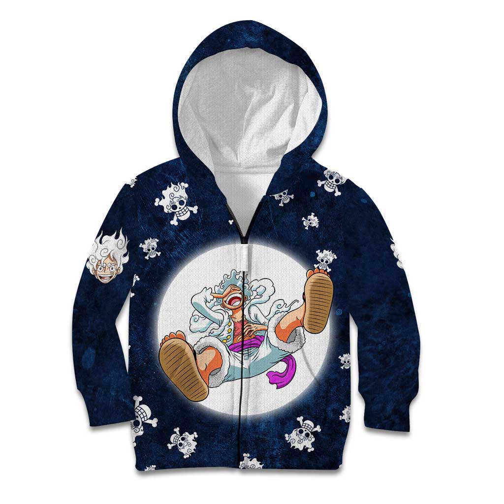 Luffy Gear 5 - One Piece Kid Hoodie Anime Style