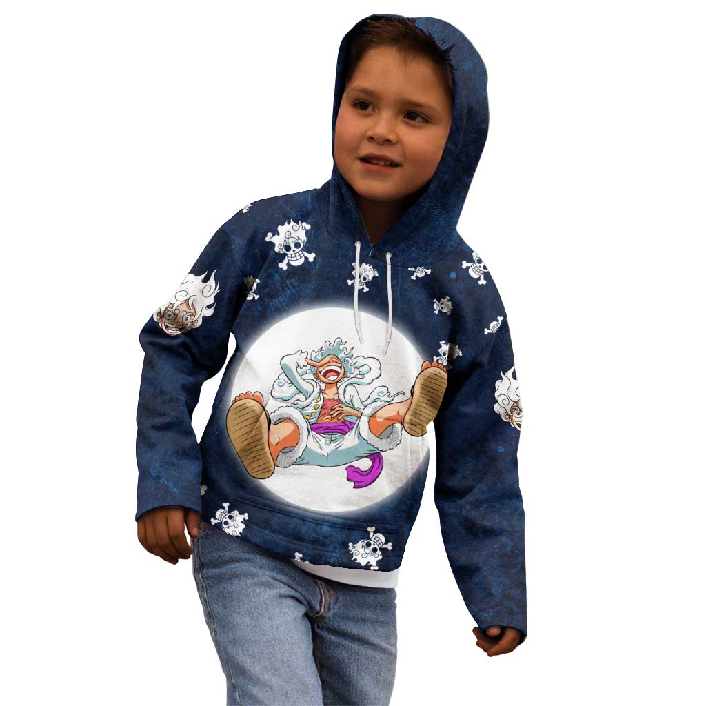 Luffy Gear 5 - One Piece Kid Hoodie Anime Style