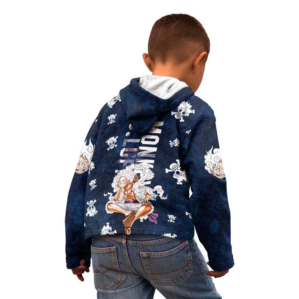 Luffy Gear 5 - One Piece Kid Hoodie Anime Style