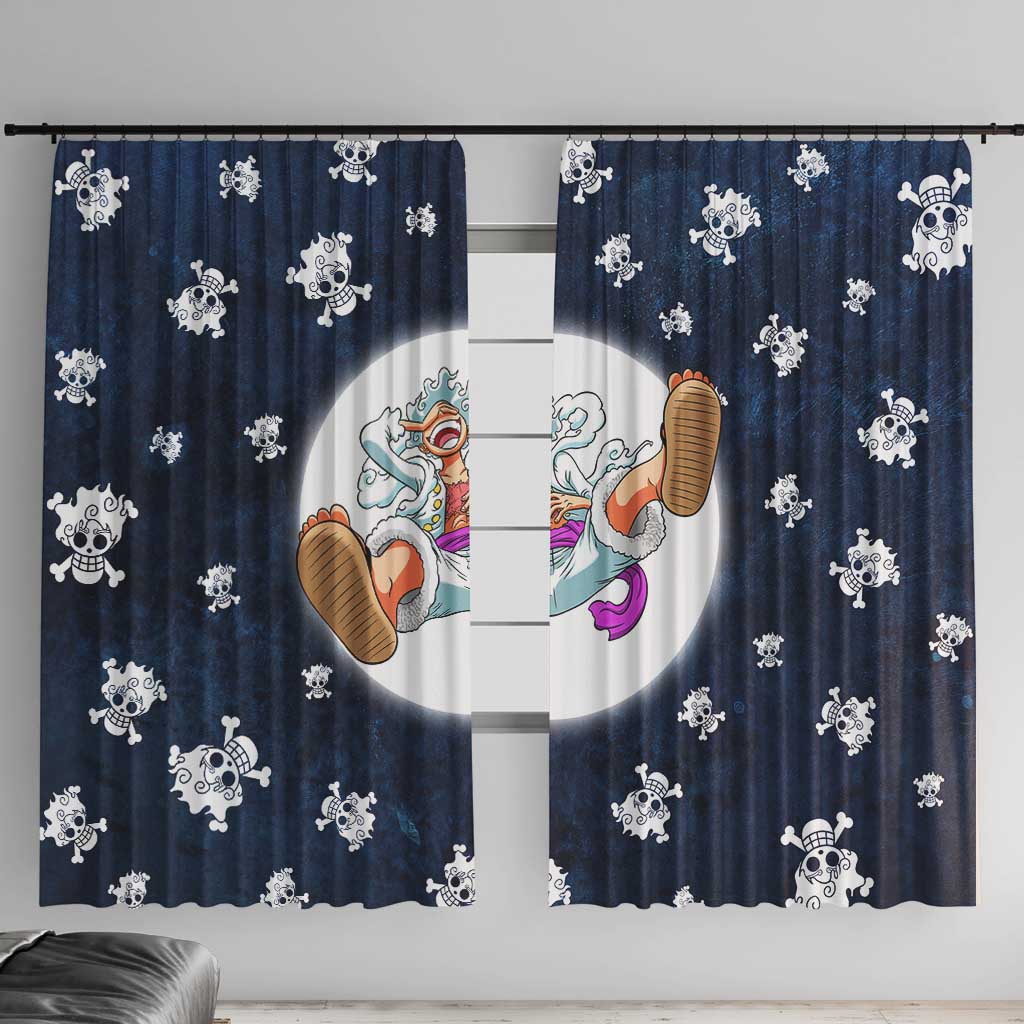 Luffy Gear 5 - One Piece Window Curtain Anime Style