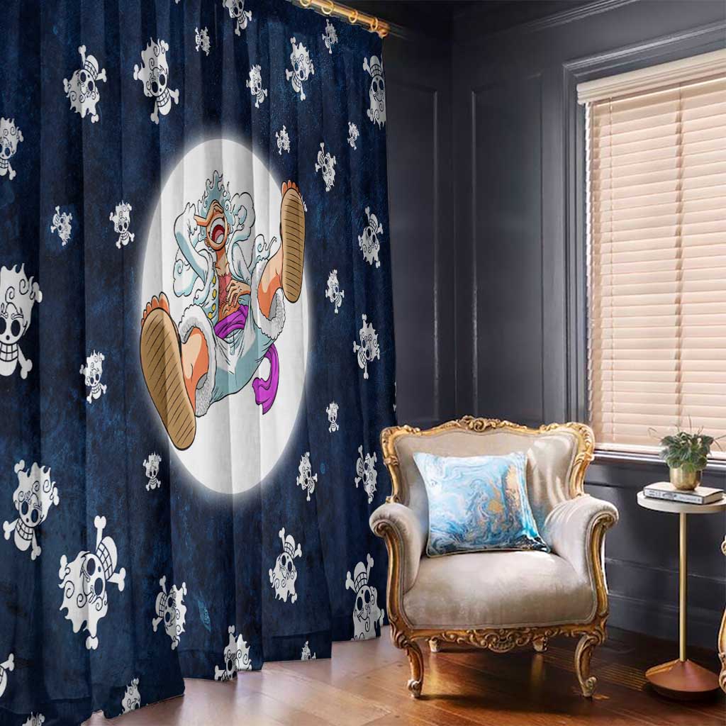 Luffy Gear 5 - One Piece Window Curtain Anime Style