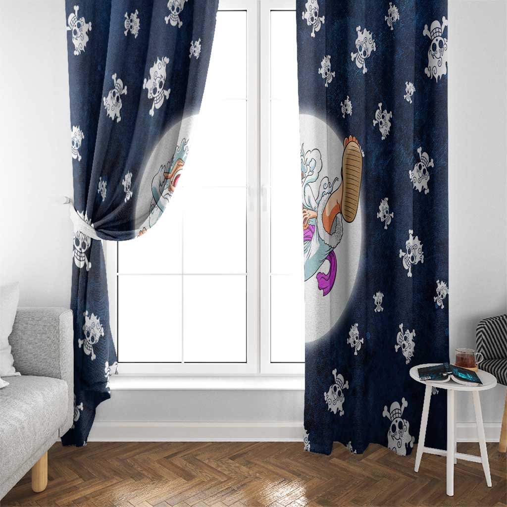 Luffy Gear 5 - One Piece Window Curtain Anime Style