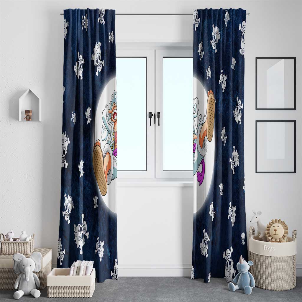 Luffy Gear 5 - One Piece Window Curtain Anime Style