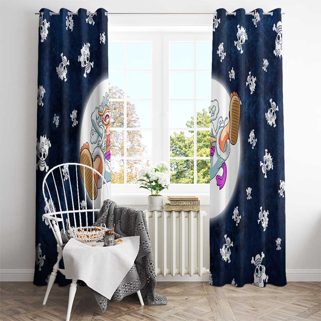 Luffy Gear 5 - One Piece Window Curtain Anime Style