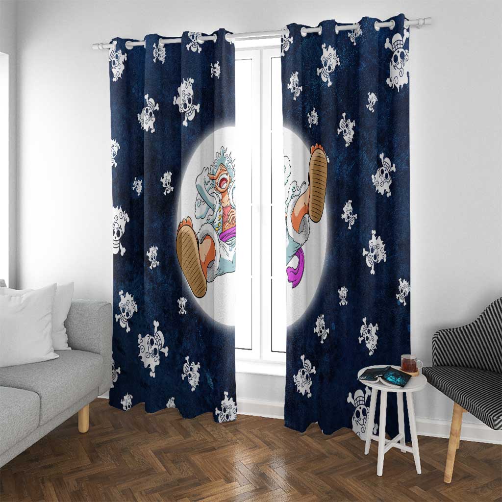 Luffy Gear 5 - One Piece Window Curtain Anime Style