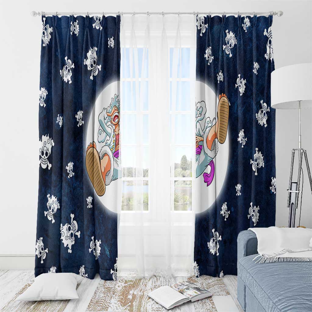 Luffy Gear 5 - One Piece Window Curtain Anime Style