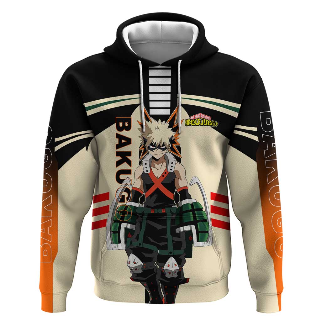Katsuki Bakugo My Hero Academia Hoodie with Explosion Quirk and Dynamic Action Design - The Mazicc