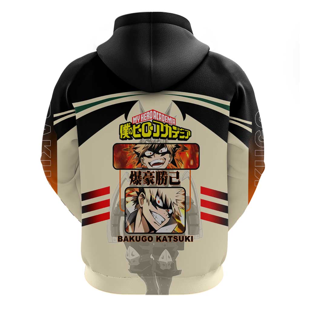 Katsuki Bakugo My Hero Academia Hoodie with Explosion Quirk and Dynamic Action Design - The Mazicc
